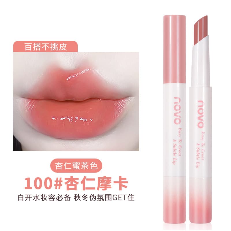NOVO Moisturizing Lipstick Smooth Application Matte Finish Natural Look
