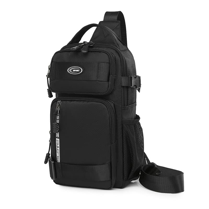 Trending Casual Chest Bag, Large Capacity Backpack, Oxford Men's Crossbody Bag, Multi-functional Water-resistant Shoulder Bag