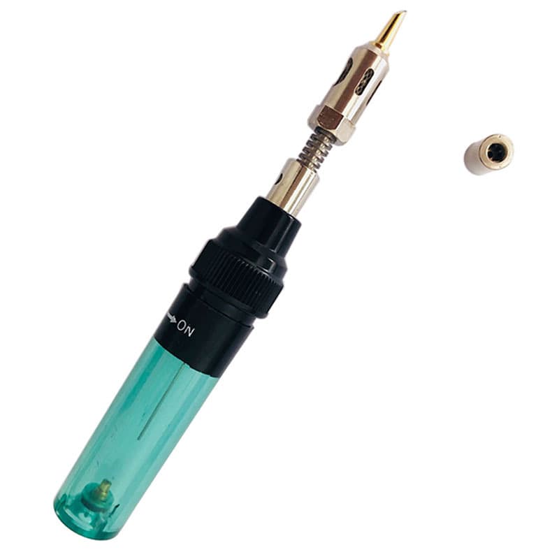 Portable gas soldering iron household welding repair tool pen type gas soldering iron gas soldering iron head accessories welding torch