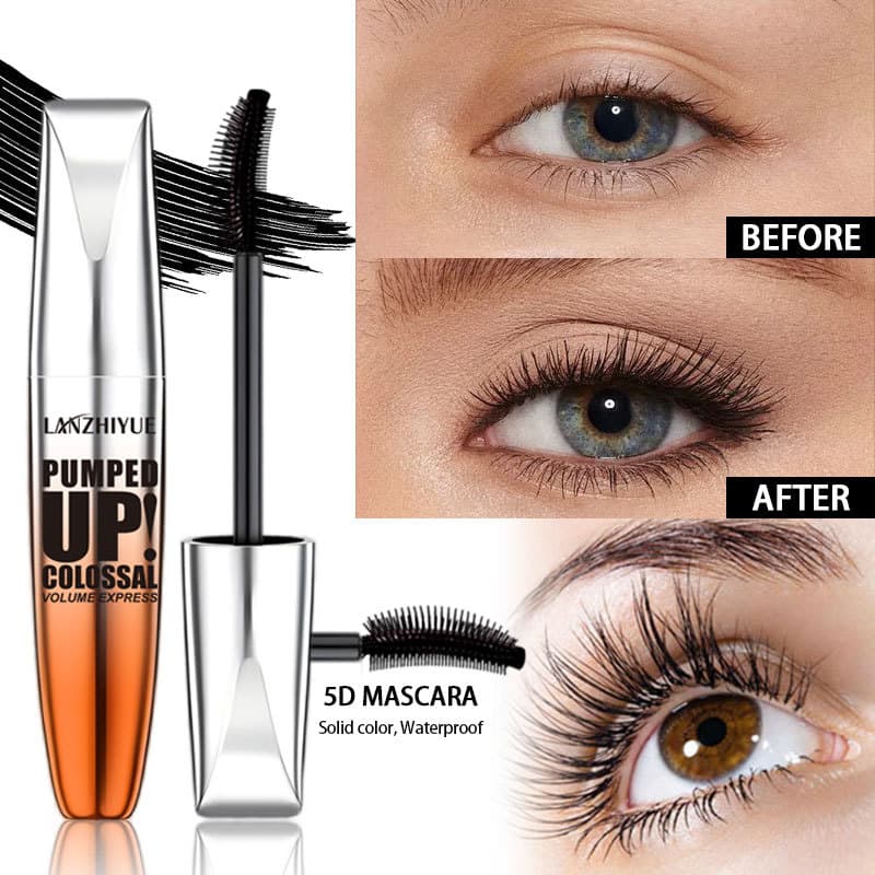 Export Hot Mascara Volumizing Lengthening Curling 5D Waterproof Liquid Fiber
