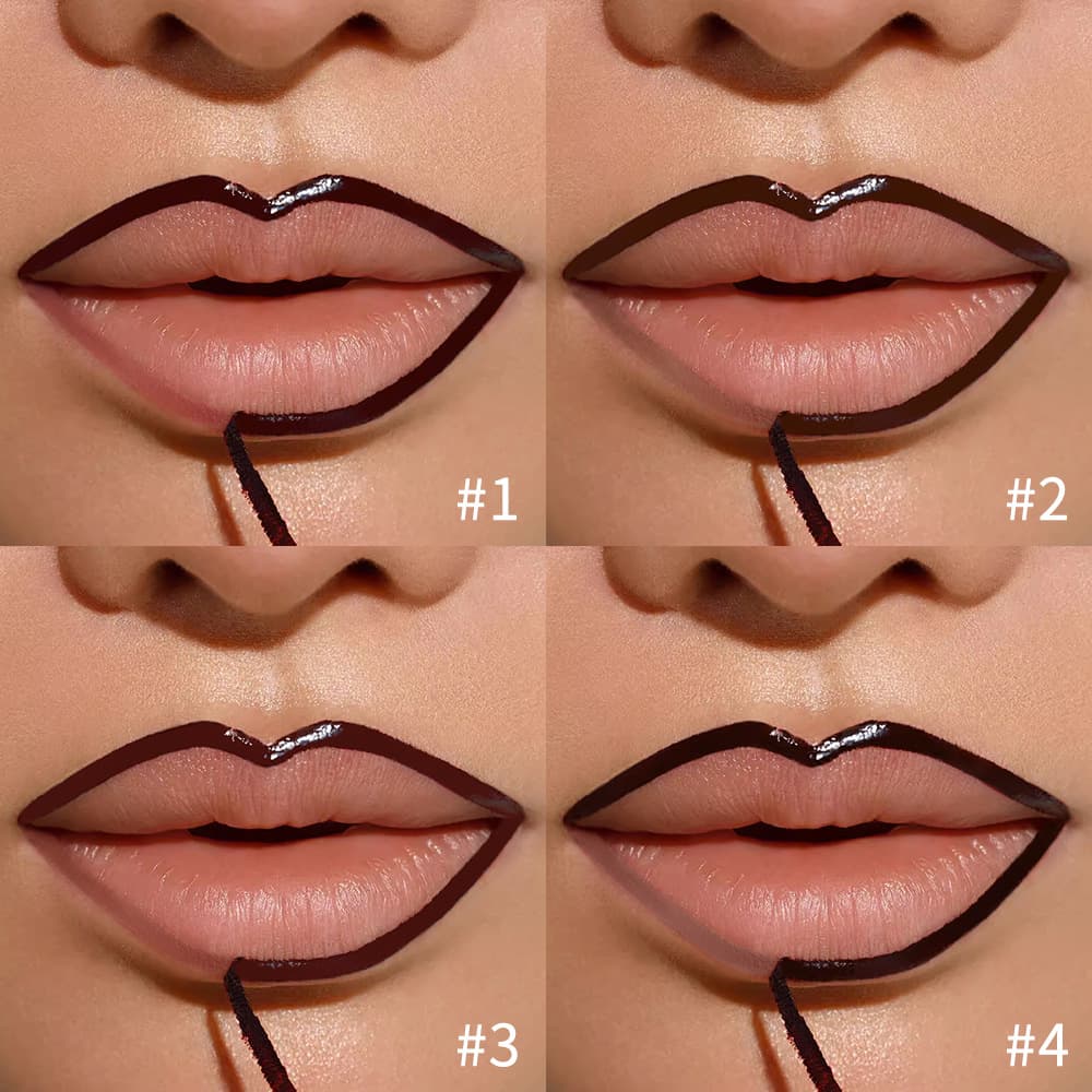Lakerain Pointed Tear-Off Lip Liner for Defining Lip Makeup, Matte Lip Liner