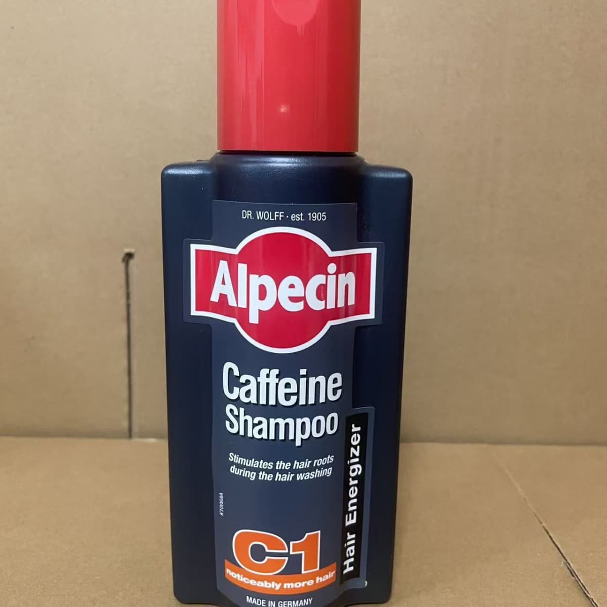 German Oubaiqing C1 Caffeine Anti-Hair Loss Shampoo 250ml Black Gold Nourishing Oil Control Silicone-Free Anti-Dandruff Hair Care