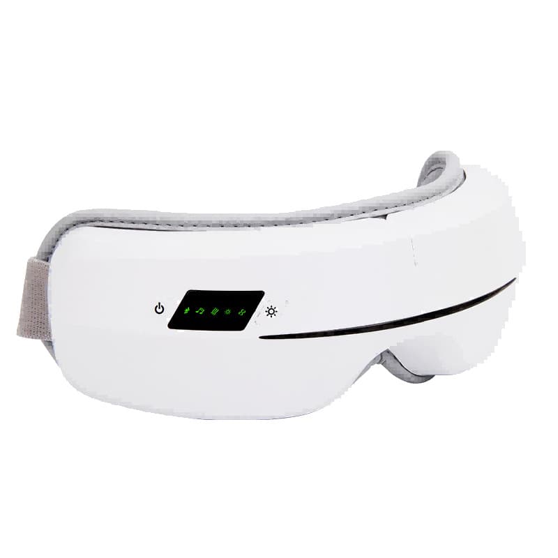 Three-Speed Hot Compress Air Pressure Eye Protection Device with Screen Display, Vibrating Eye Massager, Rechargeable Eye Mask, Bluetooth Music Eye Protection