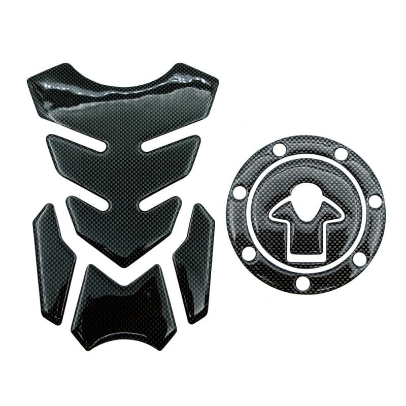 Motorcycle fuel tank cap sticker suitable for ZZR250, ZZR400, ZZR600, ZZR1100 (fishbone pattern)