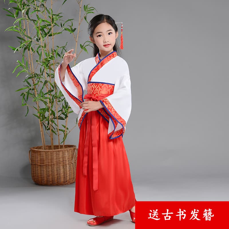 Children's Hanfu for June 1st, boys' traditional Chinese clothing, children's traditional Chinese clothing, performance costumes, women's Hanfu, spring clothes, elementary school class uniforms