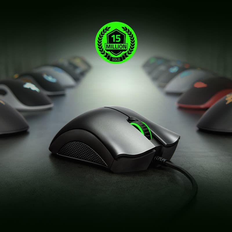 Razer DeathAdder Standard Wired USB Ergonomic Gaming Mouse for Laptop