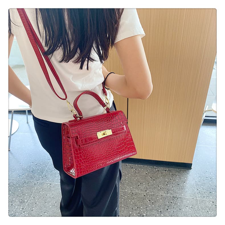 Women's Bag 2024 New Fashion Kelly Bag High Quality Light Luxury Simple Handbag Shoulder Bag