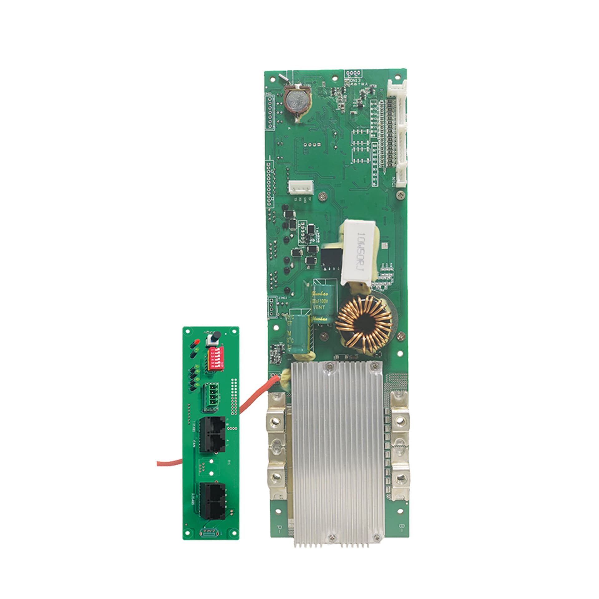 Jinlipeng 8-cell/16-cell lithium iron phosphate battery protection board (BMS) with CAN/485/display/Bluetooth capabilities.