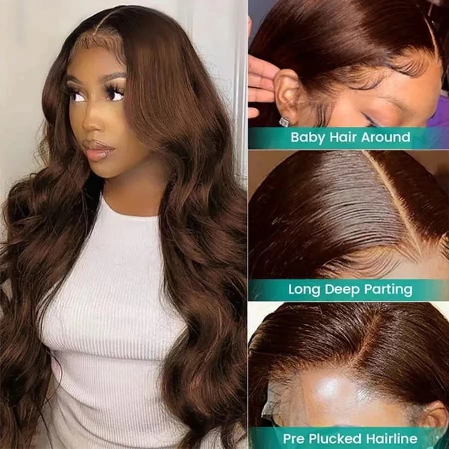 Amazon Cross-Border Women's Lace Front Wig, Fashionable, Natural and Realistic, Chemical Fiber Full Headgear, Ready for Sale