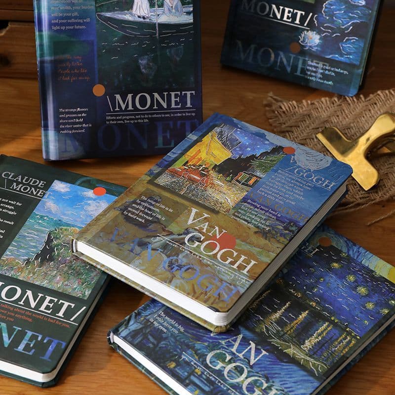 Van Gogh oil painting landscape high-value artistic retro student account notebook souvenir full-color book cross-border wholesale