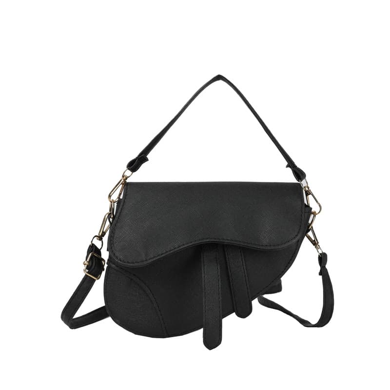 Vintage Small Saddle Bag New Fashion Texture Shoulder Crossbody
