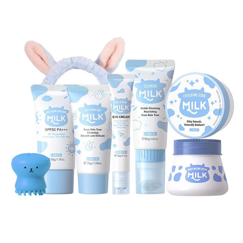 Cross-border LAIKOU FENYI QUIYUM full series combination skincare set, moisturizing and hydrating, factory direct stock.