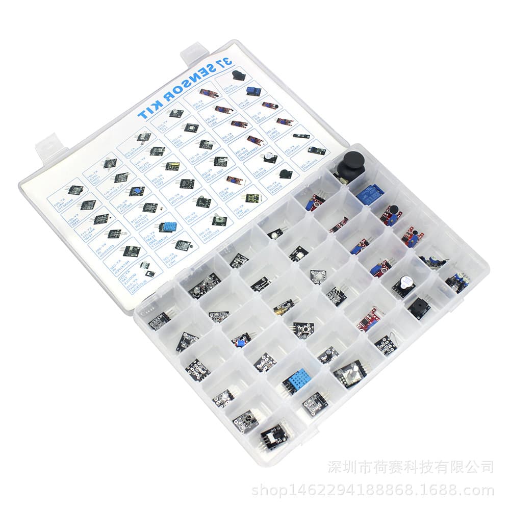 37-in-1 / 45-in-1 37 Common Sensor Kits 37 Types with Storage Box