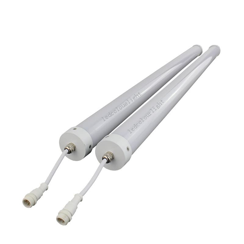 360° Illumination Tube DMX RGB LED 50mm Shadowless Lamp, Milky White Transparent Shadowless Light, Pixel Light