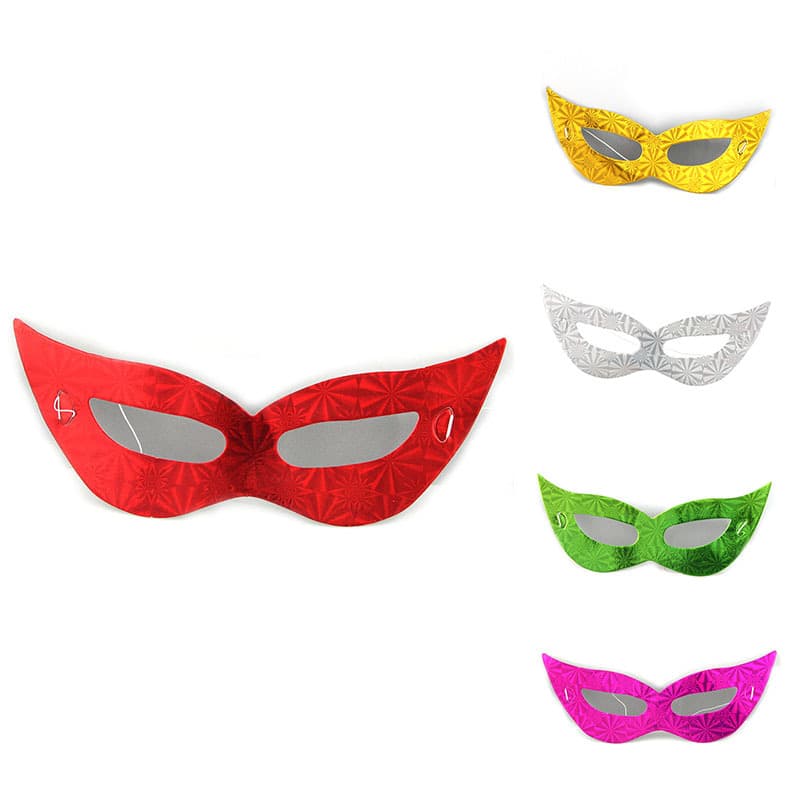Prom party mask, cosplay cool mask, Halloween single-layer paper eye mask, children's gifts and small toys wholesale