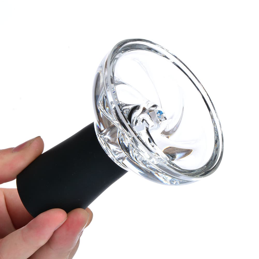 Cross Border Supply Bar KTV Hookah Accessories Silicone Glass Hookah Bowl Hookah Bowl Hookah Bowl