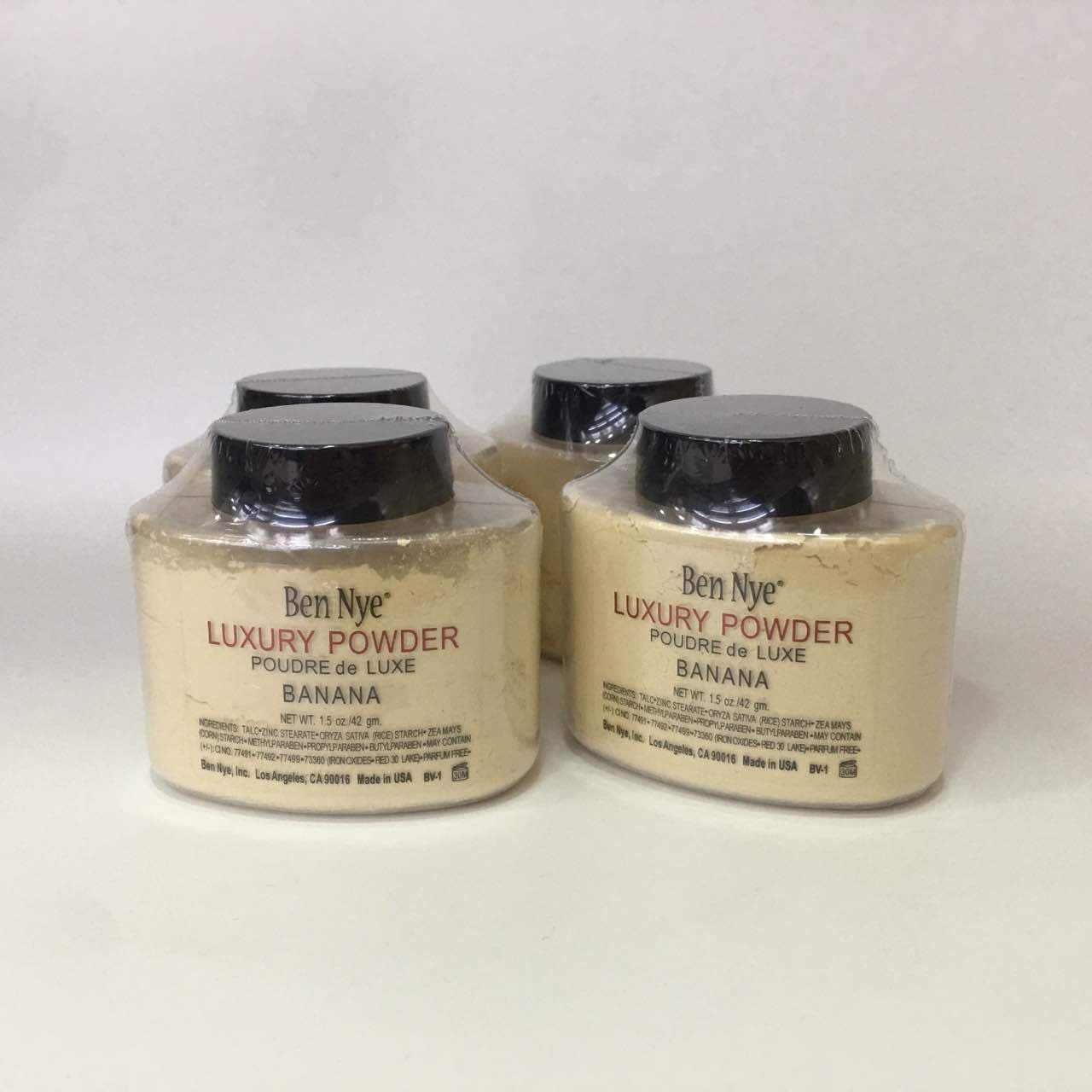 Cross-border Makeup Hot Banana Loose Powder with Suction Film Plastic Seal Serial Number Large and Small Sizes