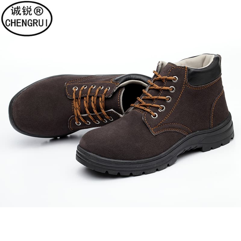 Factory wholesale safety shoes, steel toe work shoes for men, anti-smash, anti-puncture, breathable, wear-resistant, electrician insulated safety shoes
