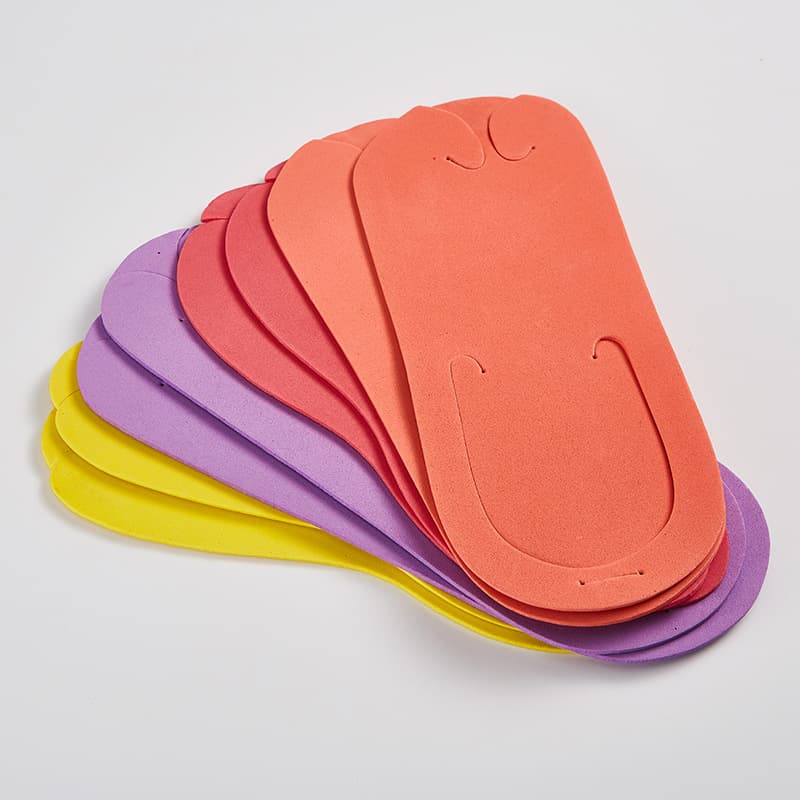 Spot wholesale foreign trade popular disposable EVA manicure slippers disposable slippers beauty hotel flat slippers
