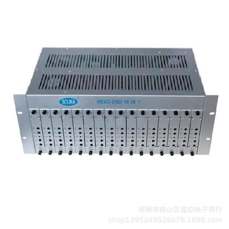 Suoka 16-Channel CATV Headend Analog RF PAL Converter Integrated NTSC Modulator