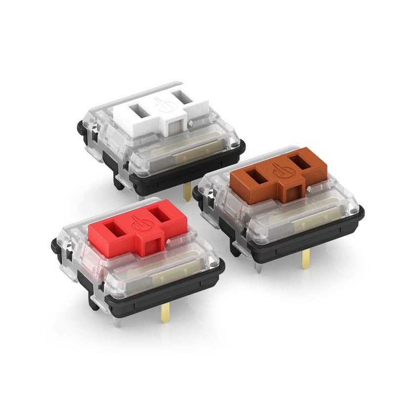 Kaihua Factory Direct Sales Mechanical Keyboard Low Profile Switch Chocolate Switch V1 Low Profile Mechanical Keyboard Switch