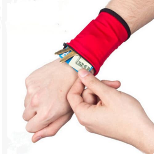 In-stock wholesale outdoor wrist bag, multifunctional wrist sleeve, key sleeve, sports wrist guard coin purse, key holder.