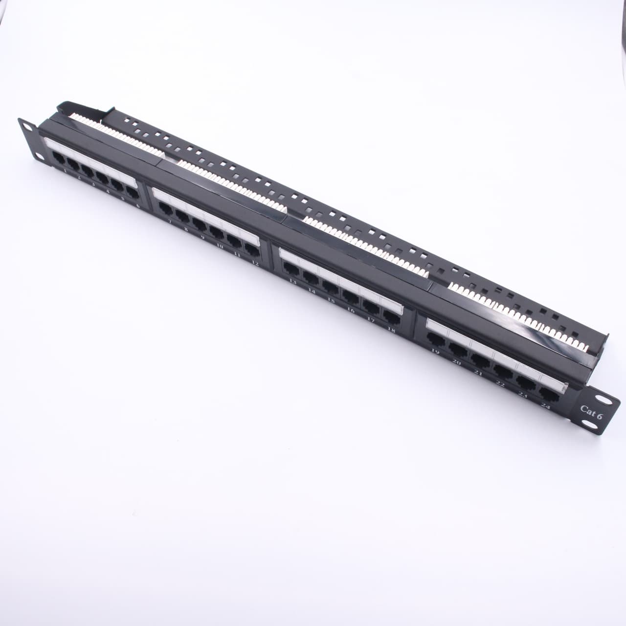 Factory Direct Cat6 24-Port Unshielded Network Patch Panel Cat6 Module Patch Panel Fully Loaded Patch Panel