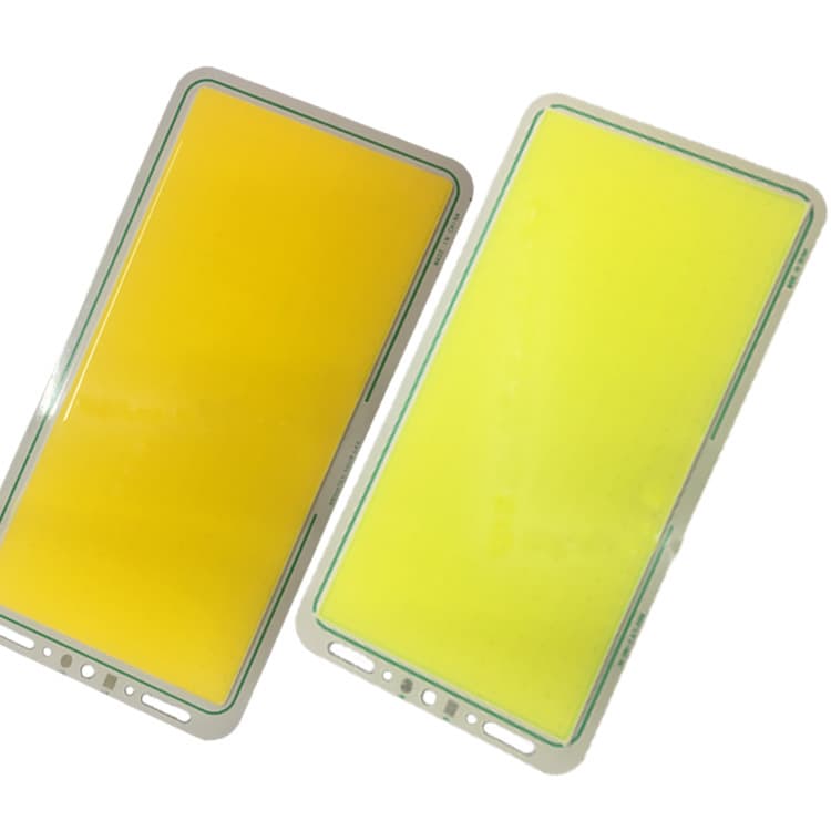 220*120mm LED COB Light Source, Long Strip COB Light Board 100W White/Warm Light DIY Car Light 12V Light Board