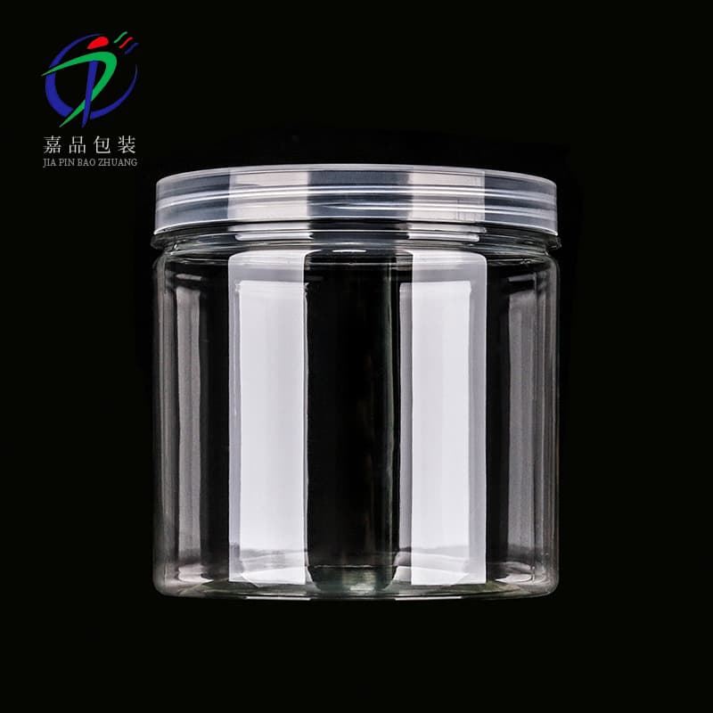 Shandong 85*85pet food transparent plastic cans scented tea bottles medlar plastic bottles dried fruit red dates packaging cans