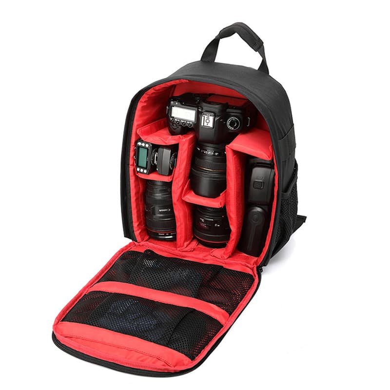 Outdoor Waterproof Digital Camera Bag DSLR Photography Backpack Nylon Material Anti-Theft Shockproof Men Women Unisex Shoulder Bag