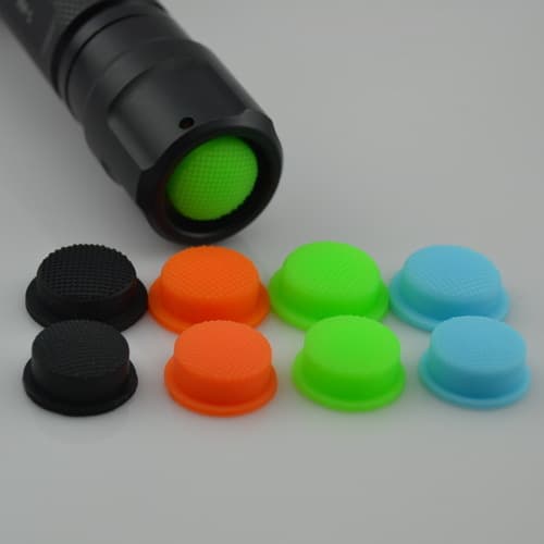 Flashlight Silicone Button Glow-in-the-Dark Switch Cap High-Power Flashlight Rubber Switch Cover Factory Direct