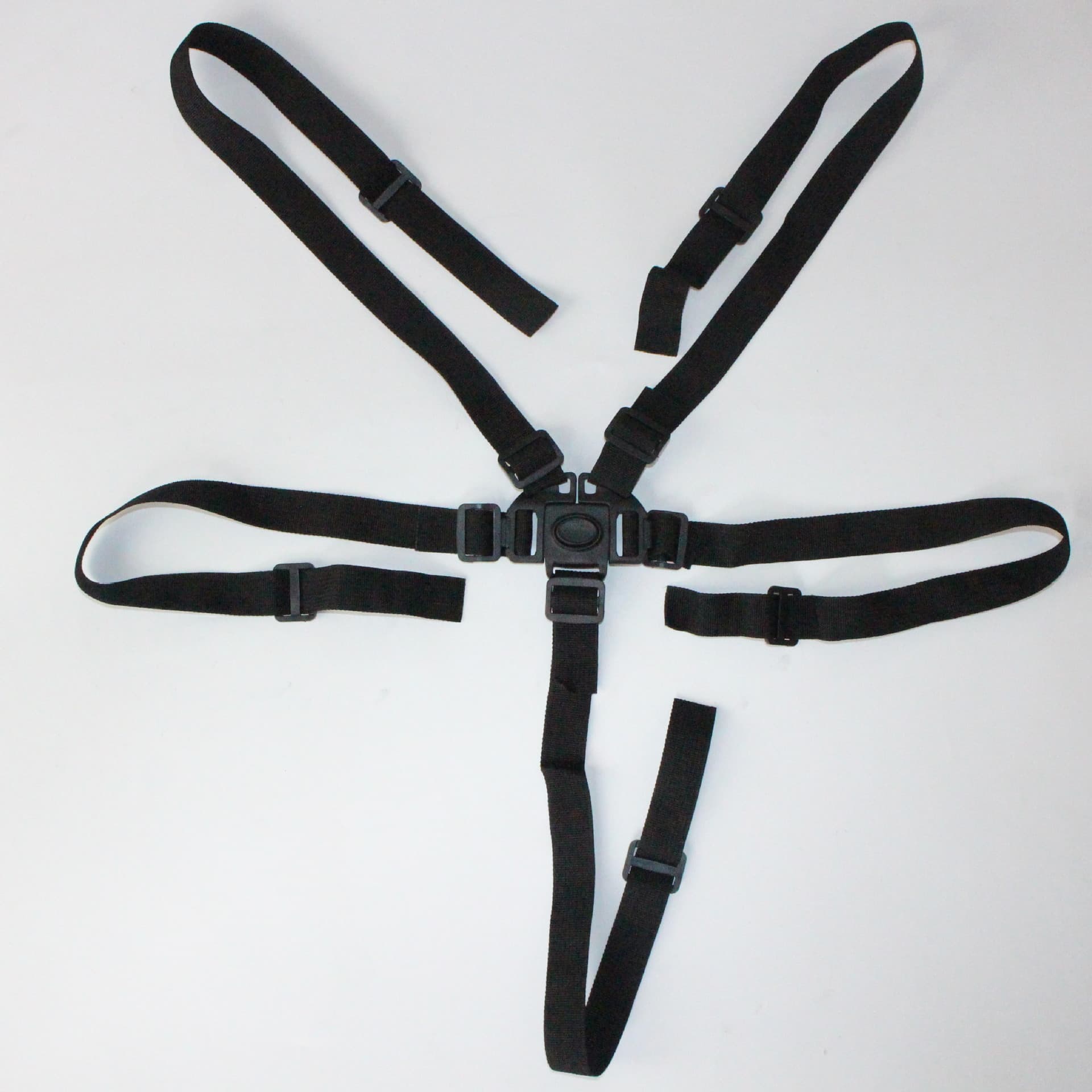 Dining chair bamboo cart five-point safety belt Baby stroller 5-point safety belt Children's tricycle straps