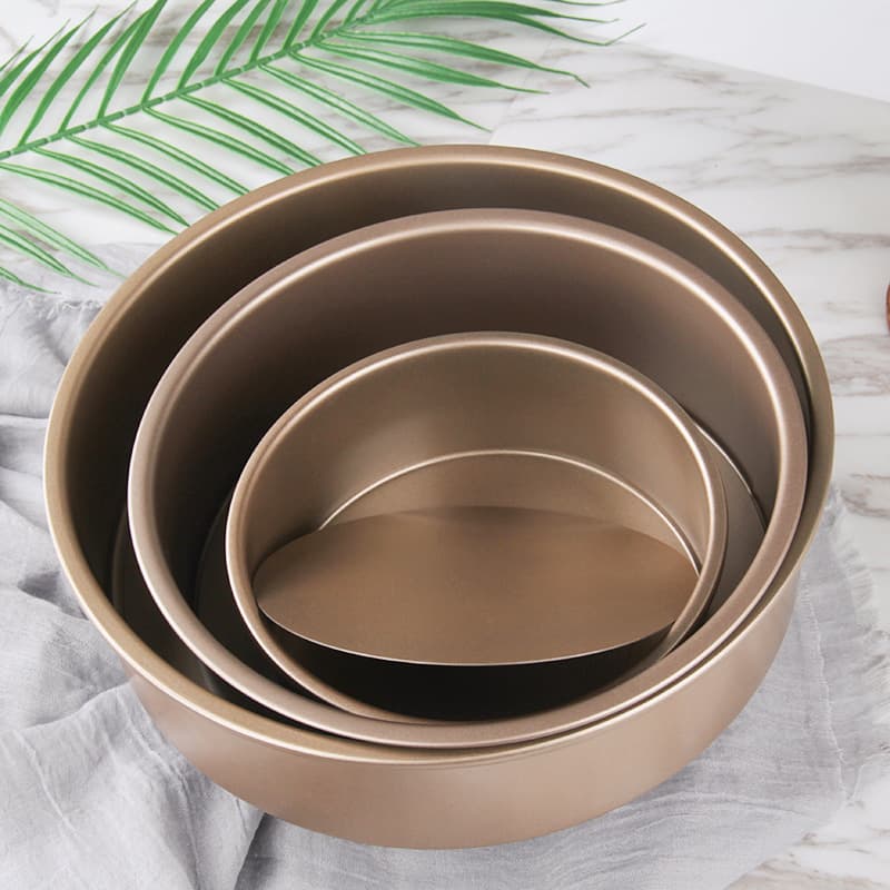 Chiffon cake mold non-stick coating 6-inch ~ 10-inch round live bottom cake mold liquid-proof live bottom abrasive embryo