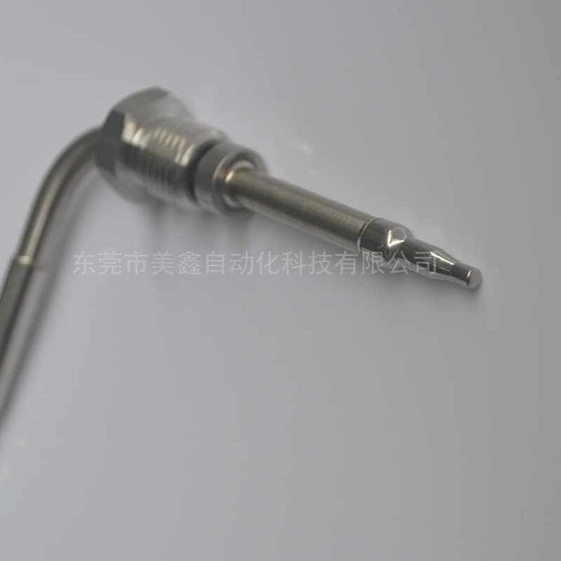 Automotive Exhaust Gas Sensor PT200 Thermal Resistance Right Angle Probe Adjustable Threaded Probe