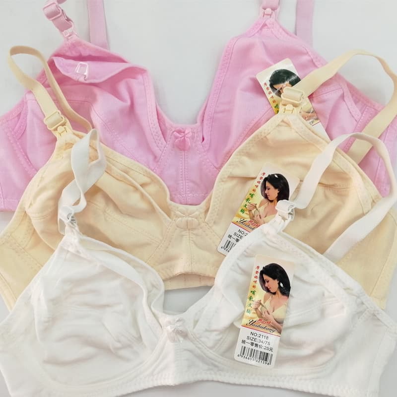 Factory Direct Sales Wholesale of New Nursing Bras, Front-Closure with Two Rows of Back Hooks Nursing Bras Wholesale
