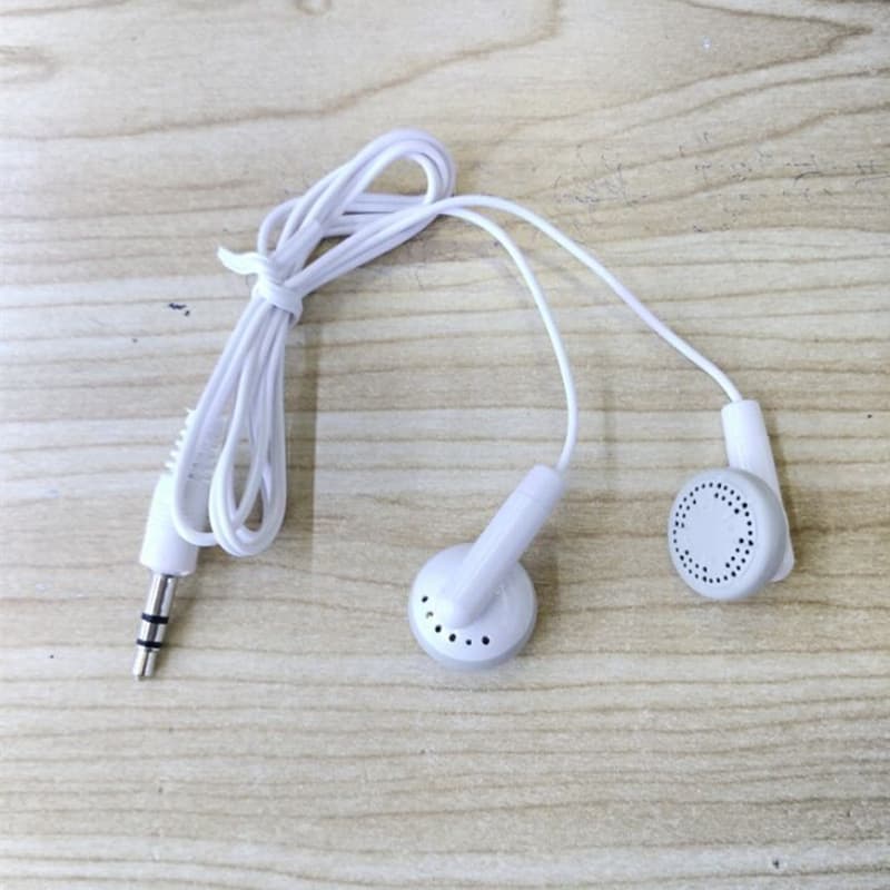 Factory wholesale cheap MP3 earphones in-ear disposable gift bundled earphones stock wired earphones