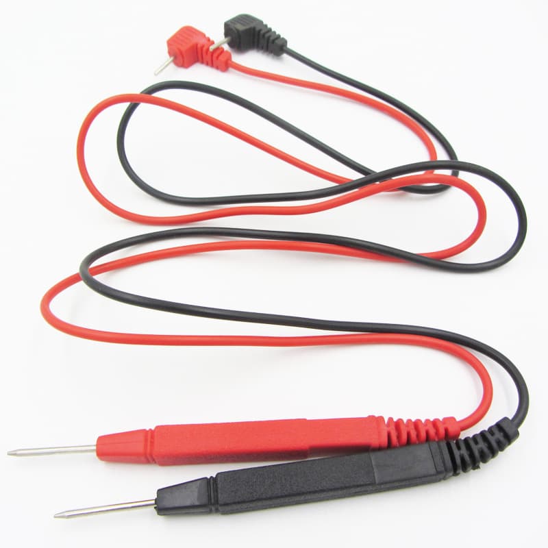 Red and Black Standard Test Leads Multifunctional Test Connection Wires Universal Multimeter Probe Wire Set