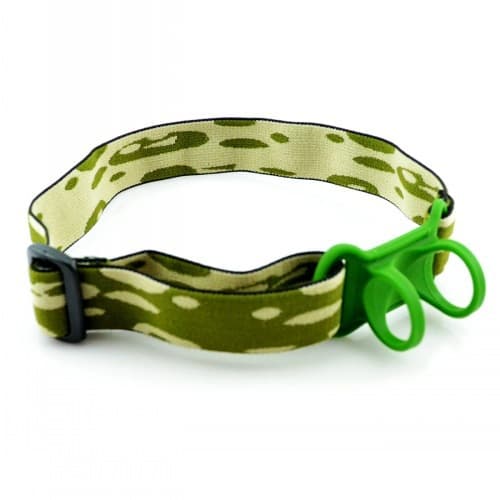Flashlight Headband with High-Elasticity Side Strap for 18650 Flashlights, Convertible to Headlamp for Outdoor Use