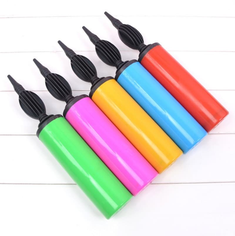 Handheld Balloon Pump Plastic Inflator Portable Dual-Use Balloon Pump for Birthday Wedding Decoration Tools