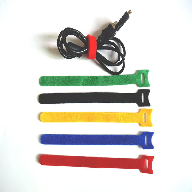 12X150mm Cable Management Straps Computer Data Cable Organizer Wire Storage Fastening Back-to-Back Hook and Loop Ties