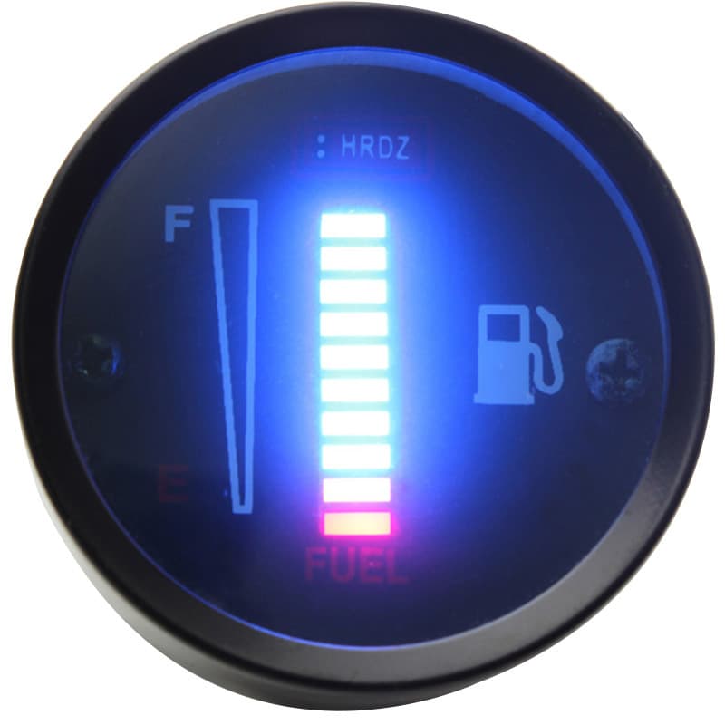 Spot wholesale car motorcycle modification instrument 52mm 2-inch fuel gauge 12V LED fuel gauge