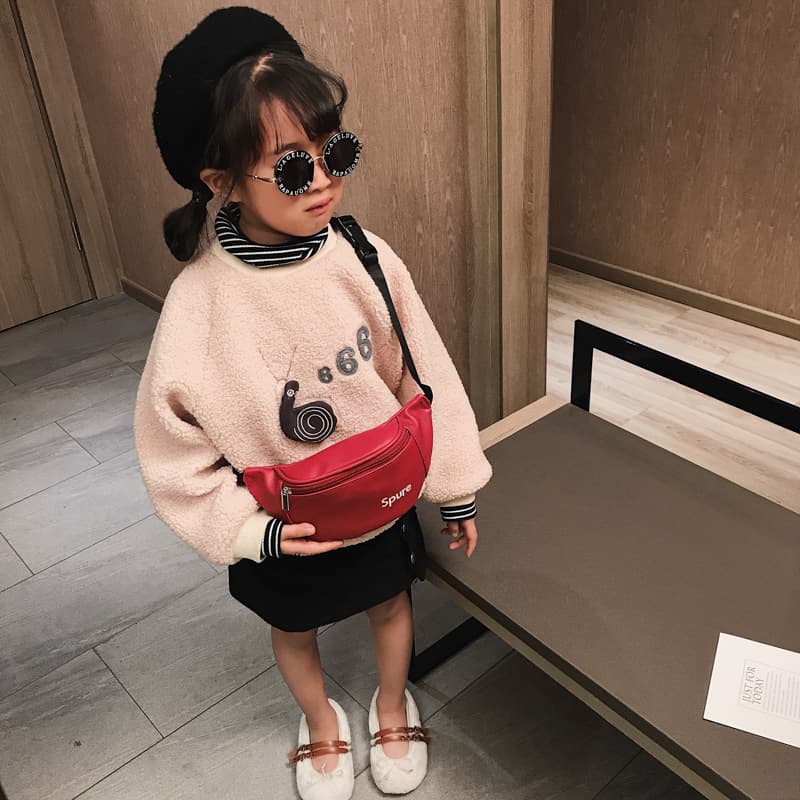 Kids' Bag 2020 Fall/Winter New Style Shoulder Crossbody Bag Simple Versatile Mini Chest Bag Trendy Boys Girls Baby Waist Bag