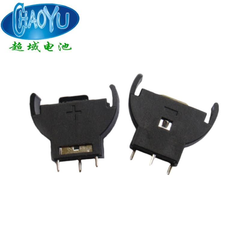 Factory direct sales button battery holder CR2032 vertical battery holder direct plug-in BS-5 2032 battery box