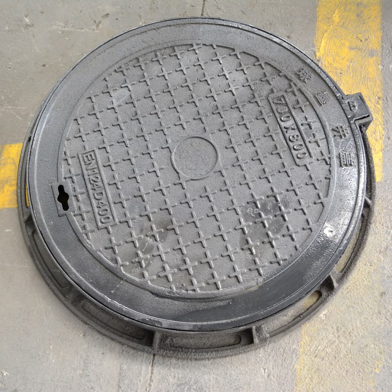 Manufacturer's spot cast iron ductile iron manhole cover, round double-layer manhole cover, rain cover, grate, ductile iron manhole cover