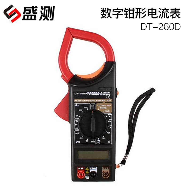 Wholesale DT-260D Digital Large-Jaw Milliampere-Level High-Precision Clamp Meter Multimeter