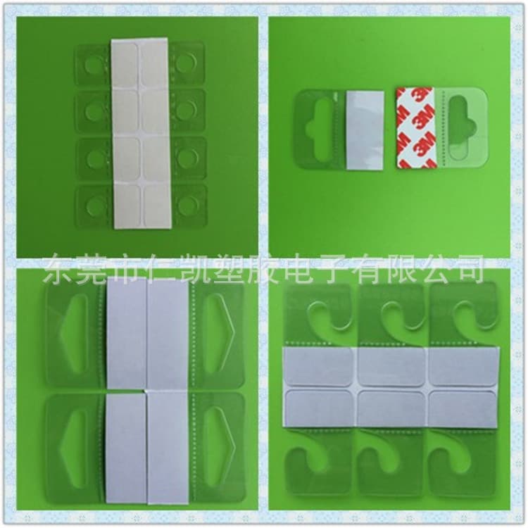 Manufacturer's Stock PVC Hooks, Self-Adhesive Hang Tags, Airplane Hole Hooks, Transparent Soft Film Hooks in Various Specifications