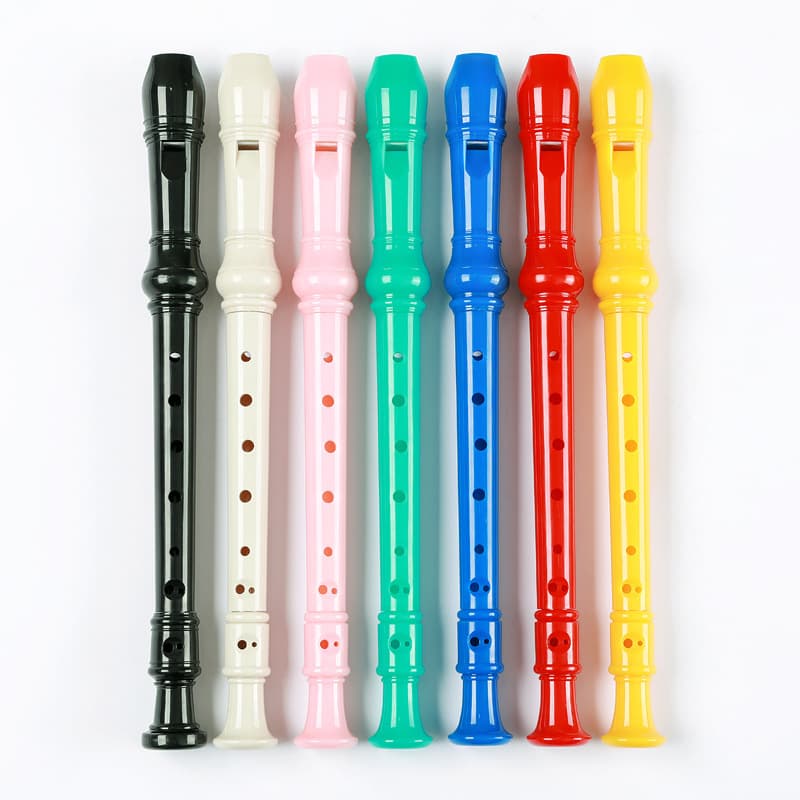 Cross-border swan recorder, eight-hole high-pitched German-style for students and children, 8-hole export version ABS recorder