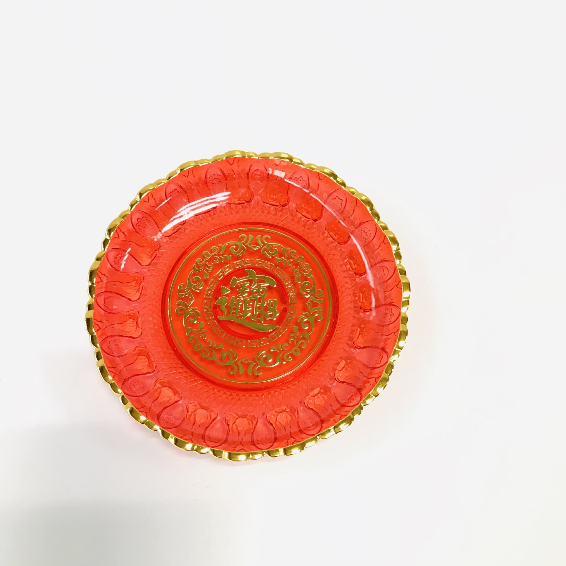 5/6/7/8/9/10-inch Vegetable Pattern Offering Plates, Fruit Dishes - Direct from Buddhist Supplies Factory