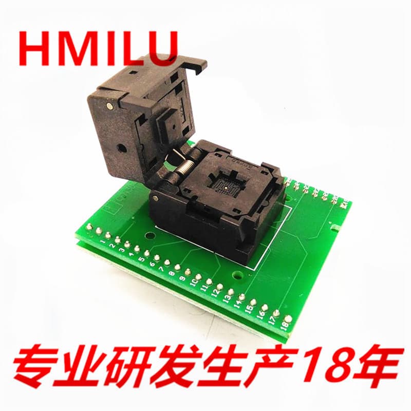 HMILUQFN36-0.5 Programming Socket 6*6 Compatible with Aike Programmer QFN36 Test Socket Plug Connector