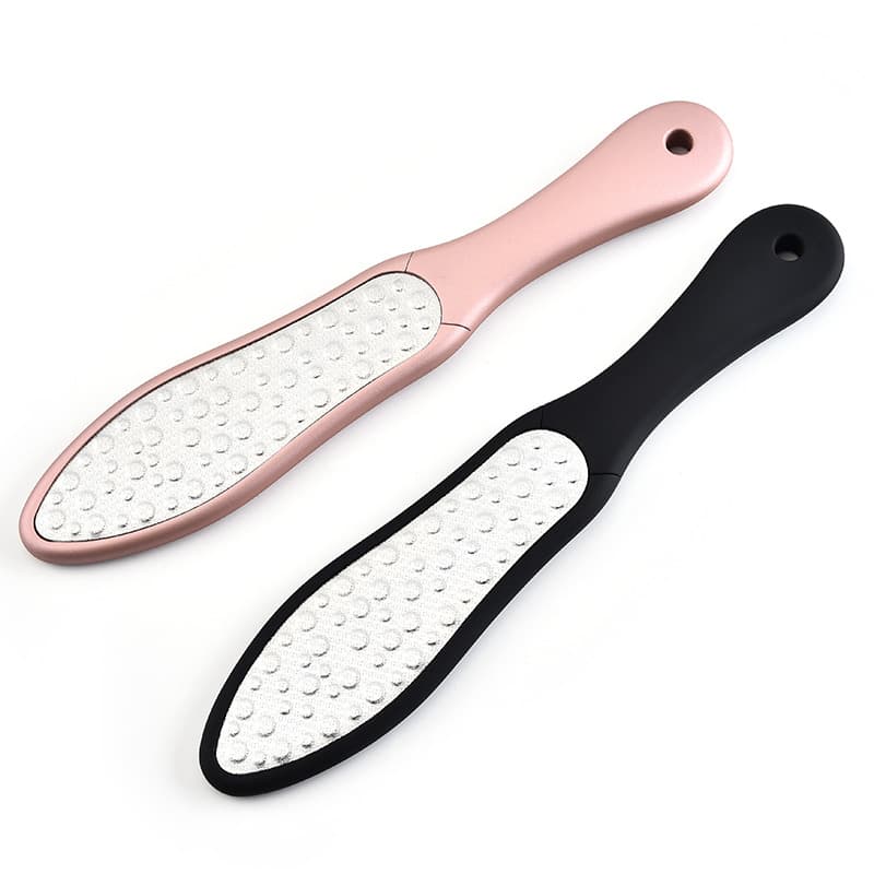 Factory Wholesale Dead Skin Foot File Double-Sided Stainless Steel Callus Remover Pedicure Tool Multifunctional